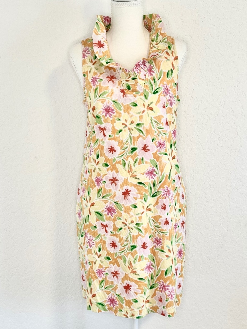 NEW Crown & Ivy Tropical Floral Print Mini Dress, NWT Size S